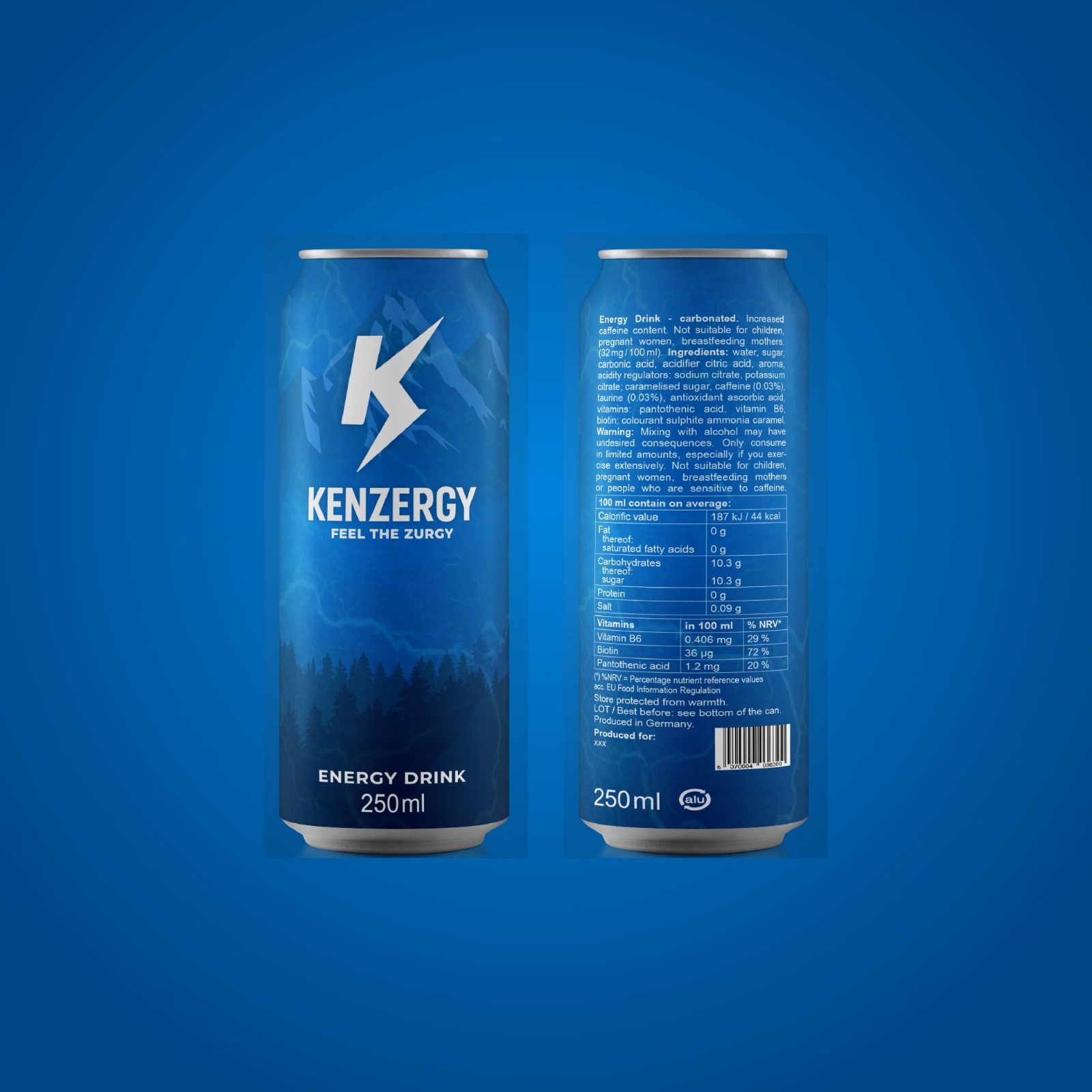 KENZERGY — BLUE CAN design project