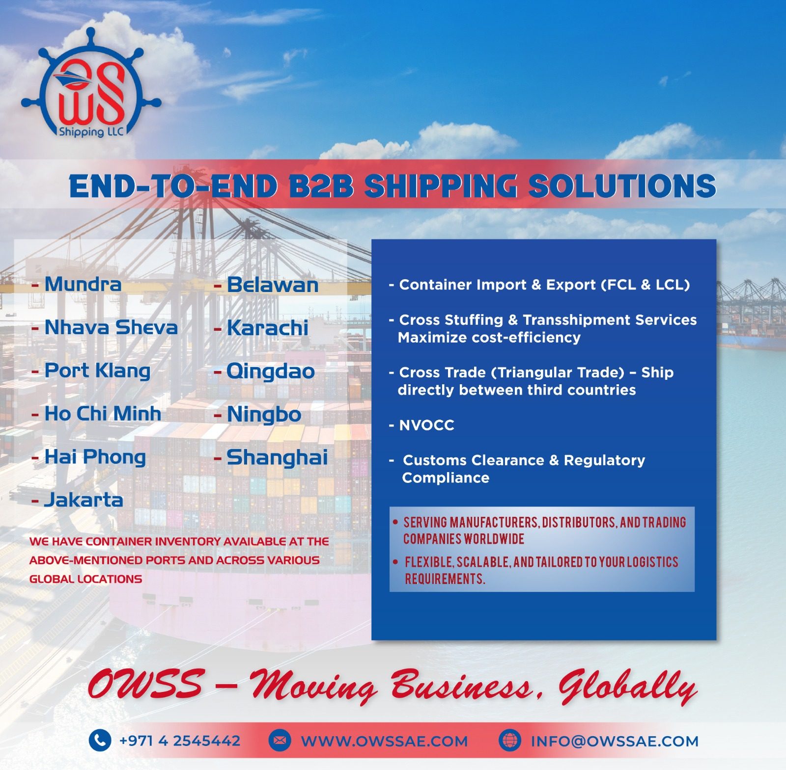 OWSS — B2B SHIPPING SOLUTIONS design project