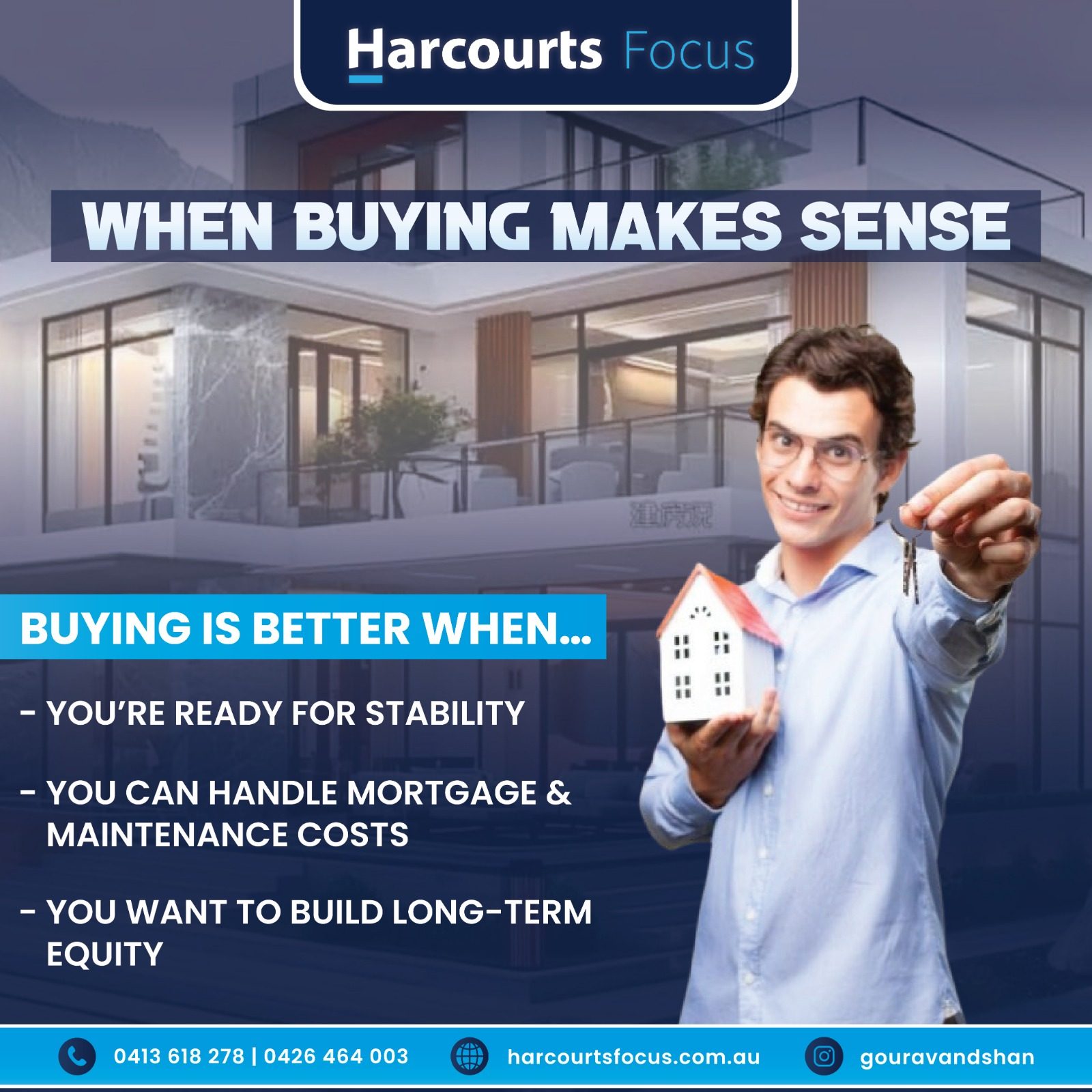 HARCOURTS — BUYING MAKES SENSE design project