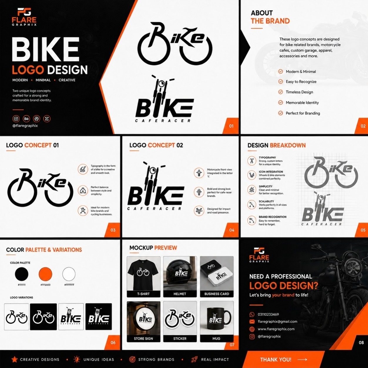 BIKE LOGO CONCEPTS design project