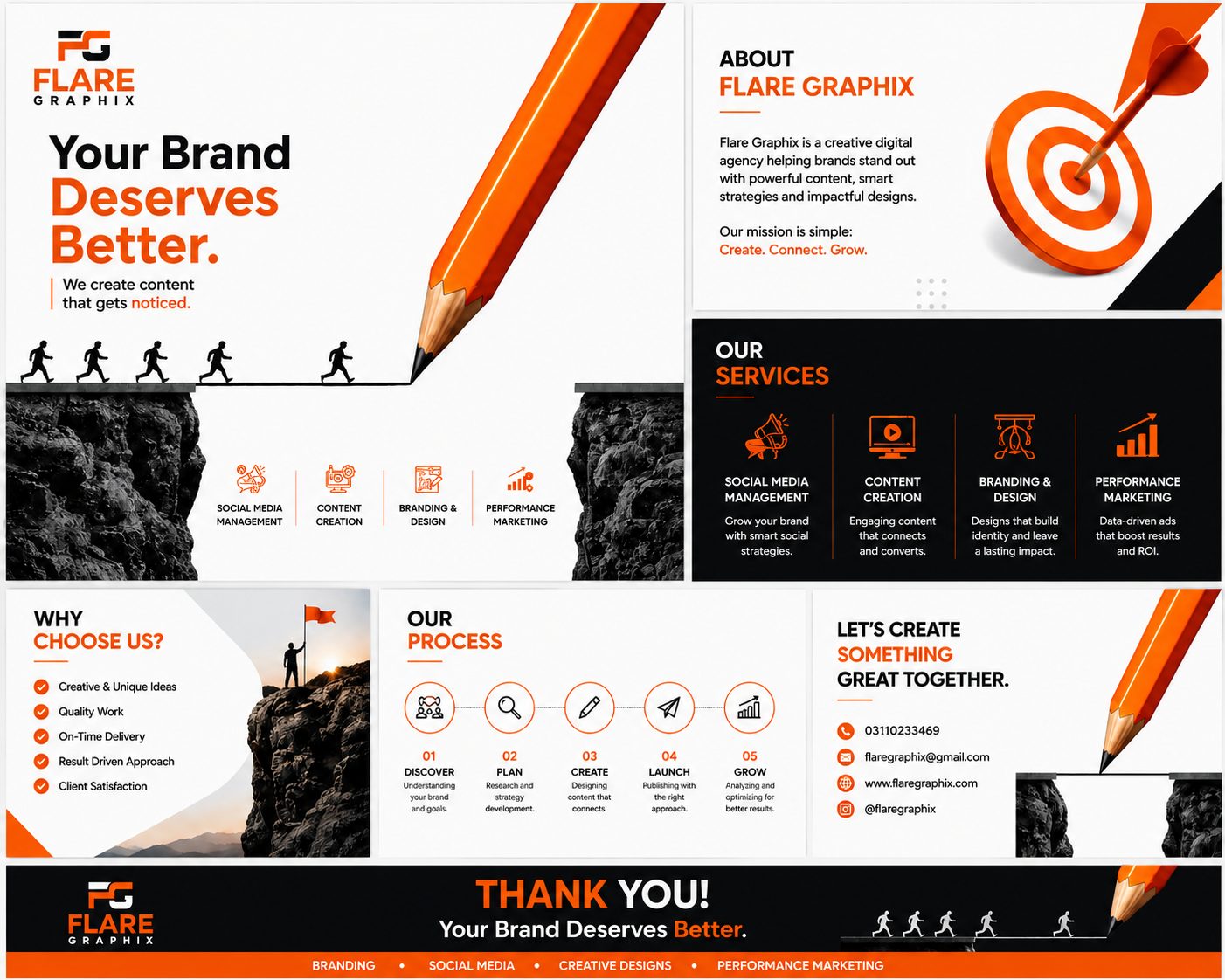 FLARE GRAPHIX — AGENCY PROFILE design project