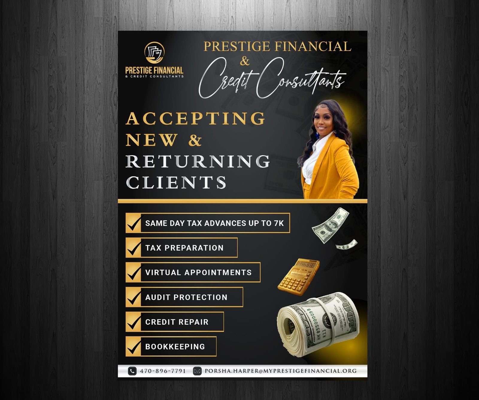 PRESTIGE FINANCIAL design project