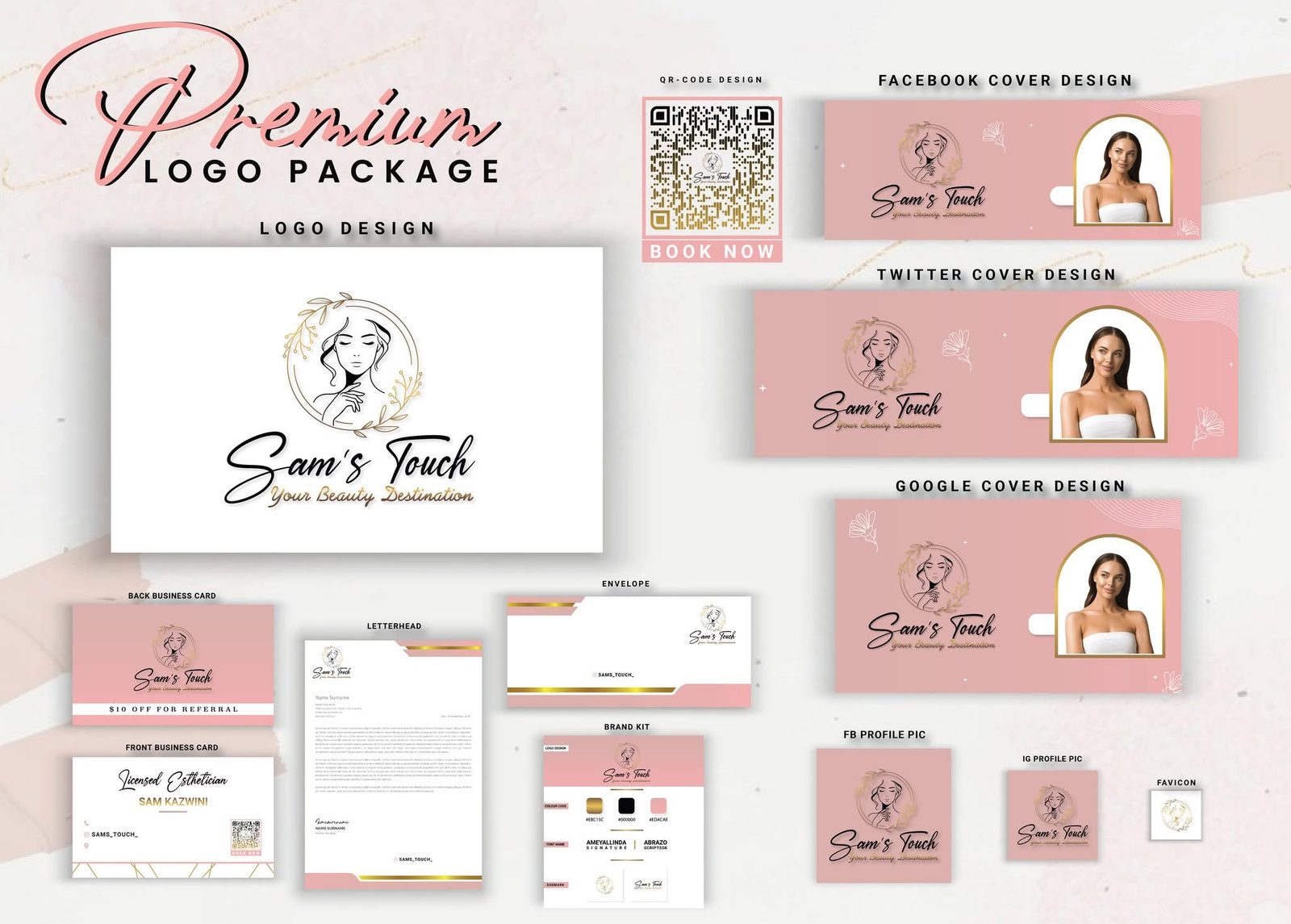 SAM'S TOUCH — BRAND PACKAGE design project